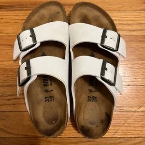 White Birkenstock size 37